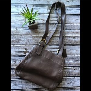 Coach brown leather purse